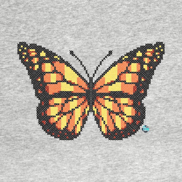 Butterfly Cross Stitch by ColorMix Studios